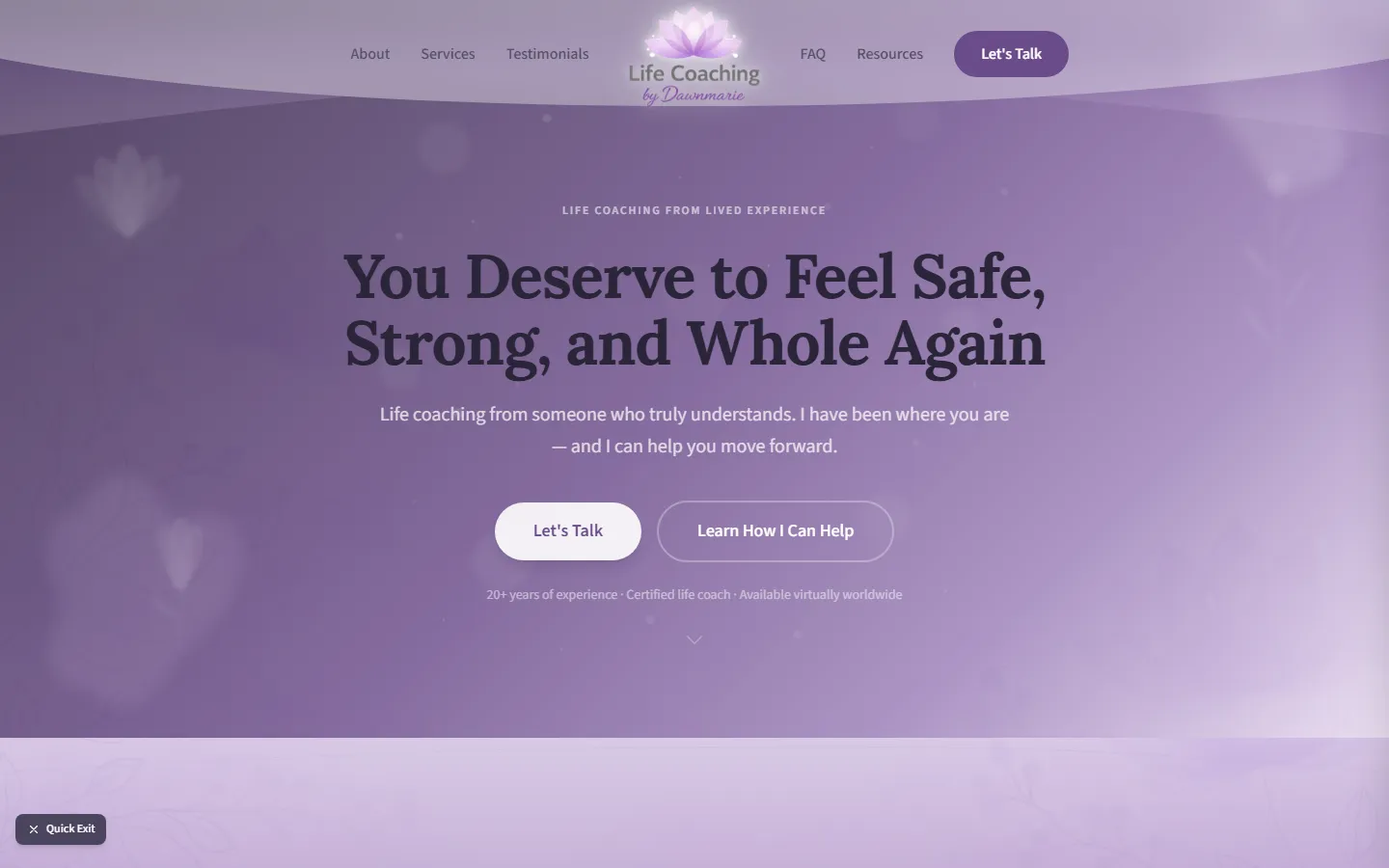 Life Coaching by Dawnmarie screenshot